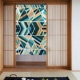thumbnail image 1 of XMXT Japanese Noren Doorway Room Divider Curtain,Prismatic Geometry Background Restaurant Closet Door Entrance Kitchen Curtains, 34 x 56 inches, 1 of 7