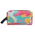 thumbnail image 1 of XMXT Large Capacity Makeup Bag, Colorful Art Painting Storage Bags Travel Toiletry Cosmetic Bag for Women Men, 1 of 9