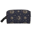 thumbnail image 1 of XMXT Large Capacity Makeup Bag, Moon and Sun Smile Print Storage Bags Travel Toiletry Cosmetic Bag for Women Men, 1 of 9