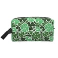 thumbnail image 1 of XMXT Large Capacity Makeup Bag, Seamless Green Clovers Travel Toiletry Bags Zippers Storage Cosmetic Bag for Women Men, One Size, 1 of 9