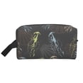 thumbnail image 1 of XMXT Large Capacity Makeup Pouch Bag, Decorative Colorful Jellyfish Make Up Storage Bag Cosmetic Travel Toiletry Bags for Women Men, One Size, 1 of 9