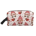 thumbnail image 1 of XMXT Large Capacity Makeup Pouch Bag, Valentine Elf Print Make Up Storage Bag Cosmetic Travel Toiletry Bags for Women Men, One Size, 1 of 9