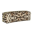 thumbnail image 1 of XMXT Leather Pencil Case, Stylish Leopard Pattern Large Capacity Pencil Pouch for Student Teens Women, 1 of 9