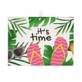 thumbnail image 1 of XMXT Microfiber Dish Drying Mat, Funny Time Prints Dish Drying Pad Mats for Kitchen Counter Dishes Rack Pads, 18 x 24 inches, 1 of 8