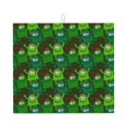 thumbnail image 1 of XMXT Microfiber Drying Mats, Green Smiling Man Print Absorbent Dish Drying Mat for Kitchen Counter, 16 x 18 inches, 1 of 9