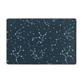 thumbnail image 1 of XMXT Non-Slip Area Rug, Blue Space Constellation Print Polyester Rugs for Living Room, 72 x 48 inches Blue, 1 of 9