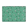 thumbnail image 1 of XMXT Non-Slip Area Rug, Cute Panda Bamboo Print Polyester Rugs for Living Room, 72 x 48 inches, 1 of 9