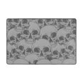 thumbnail image 1 of XMXT Non-Slip Area Rug, Grey Skeleton Print Polyester Rugs for Living Room, 72 x 48 inches, 1 of 9