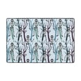 thumbnail image 1 of XMXT Non-Slip Area Rug, Woodland Skull Pattern Polyester Rugs for Living Room, 36 x 24 inches, 1 of 9