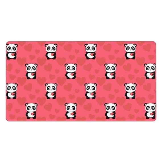 XMXT Non-Slip Gaming Mouse Pad, Axe Skull Lumberjack Mousepad Computer Keyboard Mats Desk Pads Office Decor Accessories, 15.8"x29.55"