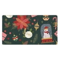 thumbnail image 1 of XMXT Non-Slip Gaming Mouse Pad, Christmas Snowflake Globe Print Mousepad Computer Keyboard Mats Desk Pads Office Decor Accessories, 15.8"x29.5", 1 of 8