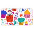 thumbnail image 1 of XMXT Non-Slip Gaming Mouse Pad, Colorful Birthday Cakes Mousepad Computer Keyboard Mats Desk Pads Office Decor Accessories, 15.8"x29.5", 1 of 8