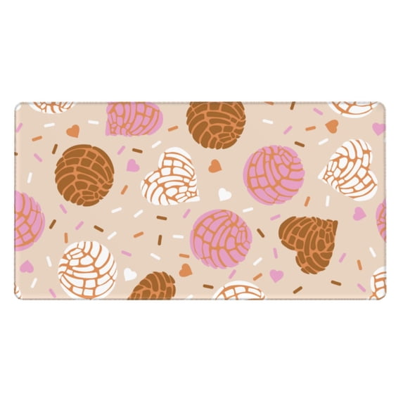 XMXT Non-Slip Gaming Mouse Pad, Cute Heart Print Mousepad Computer Keyboard Mats Desk Pads Office Decor Accessories, 15.8"x29.5"