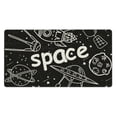 thumbnail image 1 of XMXT Non-Slip Gaming Mouse Pad, Line Space Graffiti Mousepad Computer Keyboard Mats Desk Pads Office Decor Accessories, 15.8"x29.5", 1 of 8