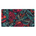 thumbnail image 1 of XMXT Non-Slip Gaming Mouse Pad, Swallow Rose Illustration Mousepad Computer Keyboard Mats Desk Pads Office Decor Accessories, 15.8"x29.5", 1 of 8