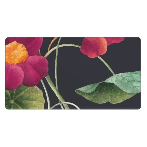 XMXT Non-Slip Gaming Mouse Pad, Vintage Camping Illustration Mousepad Computer Keyboard Mats Desk Pads Office Decor Accessories, 15.8"x29.58"