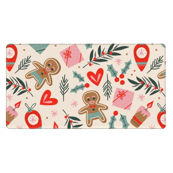 XMXT Non-Slip Gaming Mouse Pad, Vintage Sugar Men Mousepad Computer Keyboard Mats Desk Pads Office Decor Accessories, 15.8"x29.5"