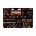 thumbnail image 1 of XMXT Non-Slip Polyester Bathroom Rugs Kitchen Door Mat, African Tribal Style Graffiti Machine Washable Bath Mats Rug for Kitchen Shower Bathtub Decor, 15.7 x 23.6 inches, 1 of 9