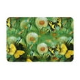 thumbnail image 1 of XMXT Non-Slip Polyester Bathroom Rugs Kitchen Door Mat, Butterfly Dandelion Illustration Machine Washable Bath Mats Rug for Kitchen Shower Bathtub Decor, 15.7 x 23.6 inches, 1 of 9