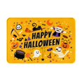thumbnail image 1 of XMXT Non-Slip Polyester Bathroom Rugs Kitchen Door Mat, Cartoon Halloween Elements Prints Machine Washable Bath Mats Rug for Kitchen Shower Bathtub Decor, 15.7 x 23.6 inches, 1 of 9