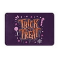 thumbnail image 1 of XMXT Non-Slip Polyester Bathroom Rugs Kitchen Door Mat, Trick or Treat Candy Pattern Machine Washable Bath Mats Rug for Kitchen Shower Bathtub Decor, 15.7 x 23.6 inches, 1 of 9