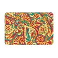 thumbnail image 1 of XMXT Non-Slip Polyester Bathroom Rugs Kitchen Door Mat, Vintage Abstract Prints Machine Washable Bath Mats Rug for Kitchen Shower Bathtub Decor, 15.7 x 23.6 inches, 1 of 9