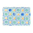 thumbnail image 1 of XMXT Non-Slip Polyester Bathroom Rugs Kitchen Door Mat, Watercolor Geometric Decoration Machine Washable Bath Mats Rug for Kitchen Shower Bathtub Decor, 15.7 x 23.6 inches, 1 of 9