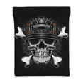 thumbnail image 1 of XMXT PU Leather Coin Purse for Women Men, Skeleton Soldier Decoration Mini Change Wallet Coin Pocket for Credit Card ID Key Storage Bags, 1 of 9