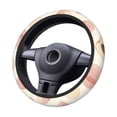 thumbnail image 1 of XMXT Pink Peaches Print Steering Wheel Cover, Elastic Non-Slip Universal Fit Car Decor Accessories Protector for Auto SUV Trucks, 1 of 8