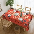 thumbnail image 1 of XMXT Polyester Rectangle Tablecloth, Christmas Times Prints Waterproof Table Cloth Home Dinner Decor Table Cover for Holiday Party, 54 x 72 inches, 1 of 9