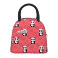 thumbnail image 1 of XMXT Reusable Lunch Bag Women, Cute Panda Love Background Large Lunchbox Insulated Lunch Box for Work School, Multicolor, 1 of 9