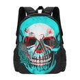 thumbnail image 1 of XMXT Travel Laptop Backpack for School Work, Aged Rose Skull Multicolor Large Capacity Bookbag Travel Bag Backpacks for Women Men, 1 of 9
