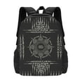 thumbnail image 1 of XMXT Travel Laptop Backpack for School Work, White Seamless Sacred Symbol Large Capacity Bookbag Travel Bag Schoolbag Backpacks for Women Men, 1 of 9