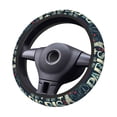 thumbnail image 1 of XMXT Travel Paris Graffiti Steering Wheel Cover, Elastic Non-Slip Universal Fit Car Decor Accessories Protector for Auto SUV Trucks, 1 of 8