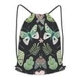 thumbnail image 1 of XMXT Unisex Drawstring Backpack for Women Men, Abstract Butterfly Flower Waterproof Gym Bag String Bags for Shopping Sport Travel, m, 1 of 8