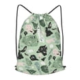 thumbnail image 1 of XMXT Unisex Drawstring Backpack for Women Men, Green Watercolor Stones Waterproof Gym Bag String Bags for Shopping Sport Travel, s, 1 of 8