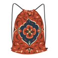 thumbnail image 1 of XMXT Unisex Drawstring Backpack for Women Men, Persian Print Design Waterproof Gym Bag String Bags for Shopping Sport Travel, s, 1 of 8