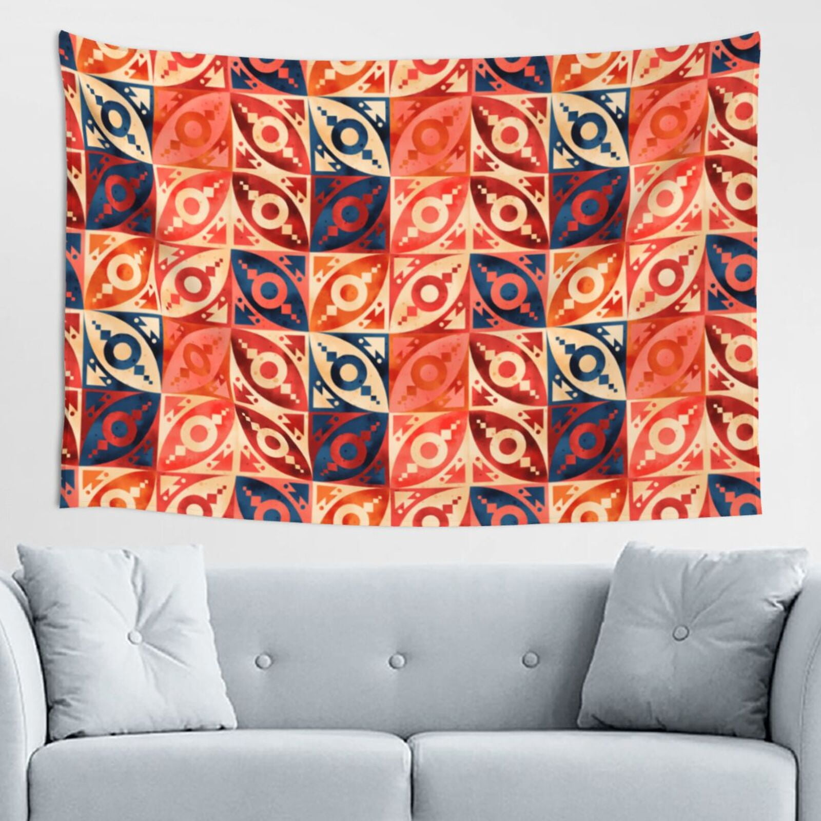 XMXT Wall Tapestry, Abstract Eye Doodle Wall Decor Tapestry for Bedroom ...