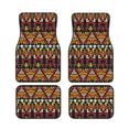 thumbnail image 1 of XMXT Waterproof Floor Mats for Cars, Southwest Ethnic Prints Non-Slip Universal Fit Auto Carpet Car Decor Mat for Women Men, Set of 4, 1 of 6