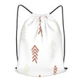 thumbnail image 1 of XMXT Waterproof Gym Bag, Abstract Pine Leaf Graffiti Drawstring Backpack for Men, s, 1 of 8
