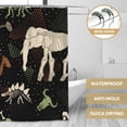 thumbnail image 1 of XMXT Waterproof Shower Curtain Liner with Iron Hooks, Cartoon Animal Skeleton Shower Curtains for Bathroom Decor Accessories, 72 x 72 inches, 1 of 8