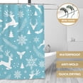 thumbnail image 1 of XMXT Waterproof Shower Curtain Liner with Iron Hooks, Flat Darting Moose Shower Curtains for Bathroom Decor Accessories, 72 x 72 inches, 1 of 8