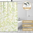 thumbnail image 1 of XMXT Waterproof Shower Curtain Liner with Iron Hooks, Green Leaf Graffiti Prints Shower Curtains for Bathroom Decor Accessories, 72 x 72 inches, 1 of 8