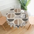thumbnail image 1 of XMXT Waterproof Table Cloth, Abstract Creative Dots Polyester Round Tablecloth for Dining Room Party Decor Tablecloths, 60 inches, 1 of 8