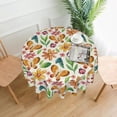 thumbnail image 1 of XMXT Waterproof Table Cloth, Funny Watercolor Butterfly Polyester Round Tablecloth for Dining Party Decor, 60 inches, 1 of 8