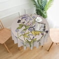 thumbnail image 1 of XMXT Waterproof Table Cloth, Watercolor Lilac Decoration Polyester Round Tablecloth for Dining Party Decor, 60 inches, 1 of 8