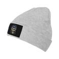 thumbnail image 1 of XMXT Winter Casual Beanie Hats for Men Women, Motorcycle Skeleton Print Unisex Adult Cap Warm Daily Knit Hat Skull Caps, Gray, 1 of 9