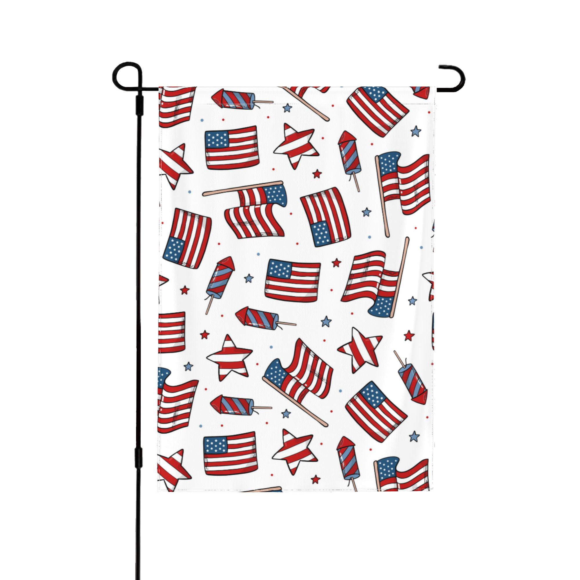 XMXY American Flags Stars Garden Flags Double Sided,Farmhouse Holiday