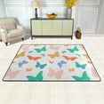 thumbnail image 1 of XMXY Area Rugs Doormat Outdoor Entrance, Colorful Butterflies Facecloth Non-slip Floor Mat Rug for Living Room Kitchen Sink Area Indoor,72"x48", 1 of 9