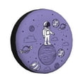 thumbnail image 1 of XMXY Astronauts Purple Planet Spare Tire Cover, Universal Waterproof Cover for Jeep RV Tire Wheel Protection, 15 inch, 1 of 8